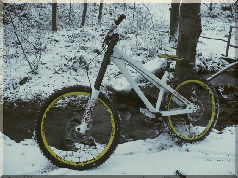 hardtail with downhill forks